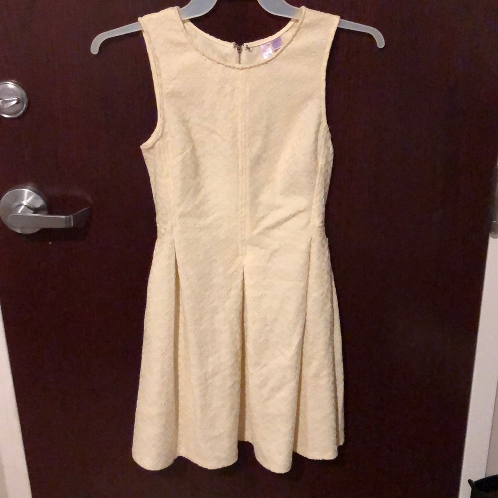 White Fit and Flare Dress